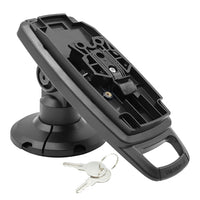 Ingenico Lane 3000/3600/5000/7000/8000 stand, havis 3" key locking compact pole mount