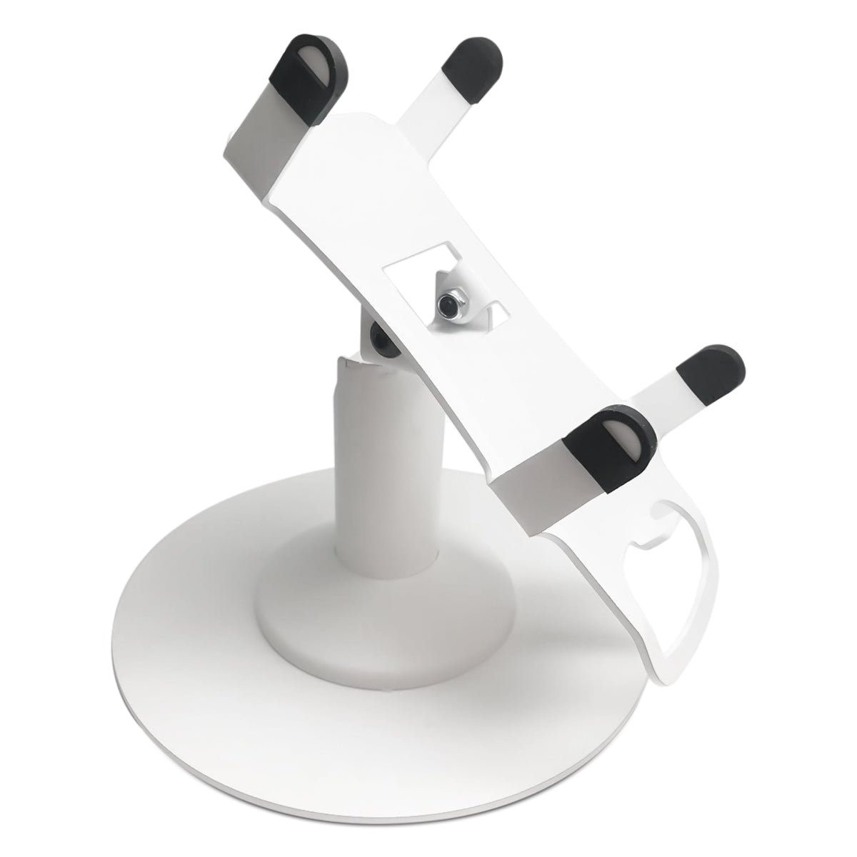 PAX A80 stand, low freestanding swivel with round plate (white)
