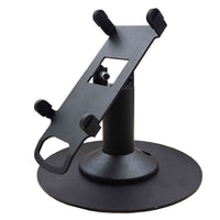 Dejavoo QD2, QD4, & QD5 stand, low freestanding swivel & tilt with round plate, view 2