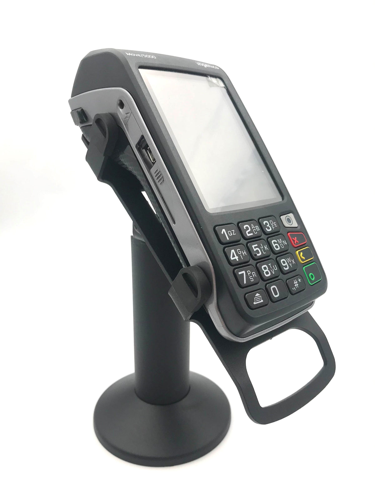 Ingenico Move 3500/5000 stand, freestanding swivel & tilt with round plate (fits move 5000), view 3
