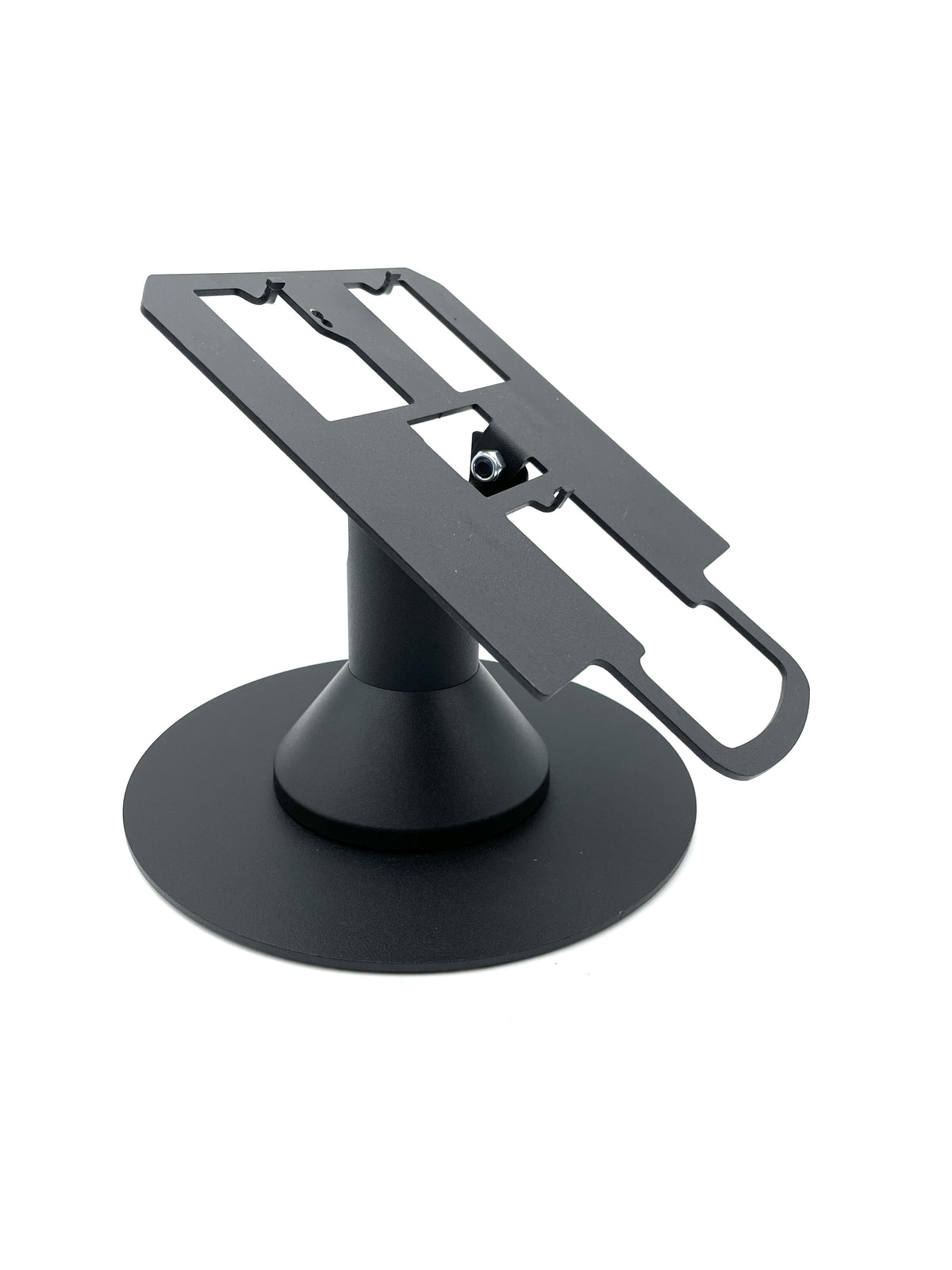 Verifone MX915/MX925/M400/M440 stand, freestanding low swivel with round plate (fits mx915/mx925)