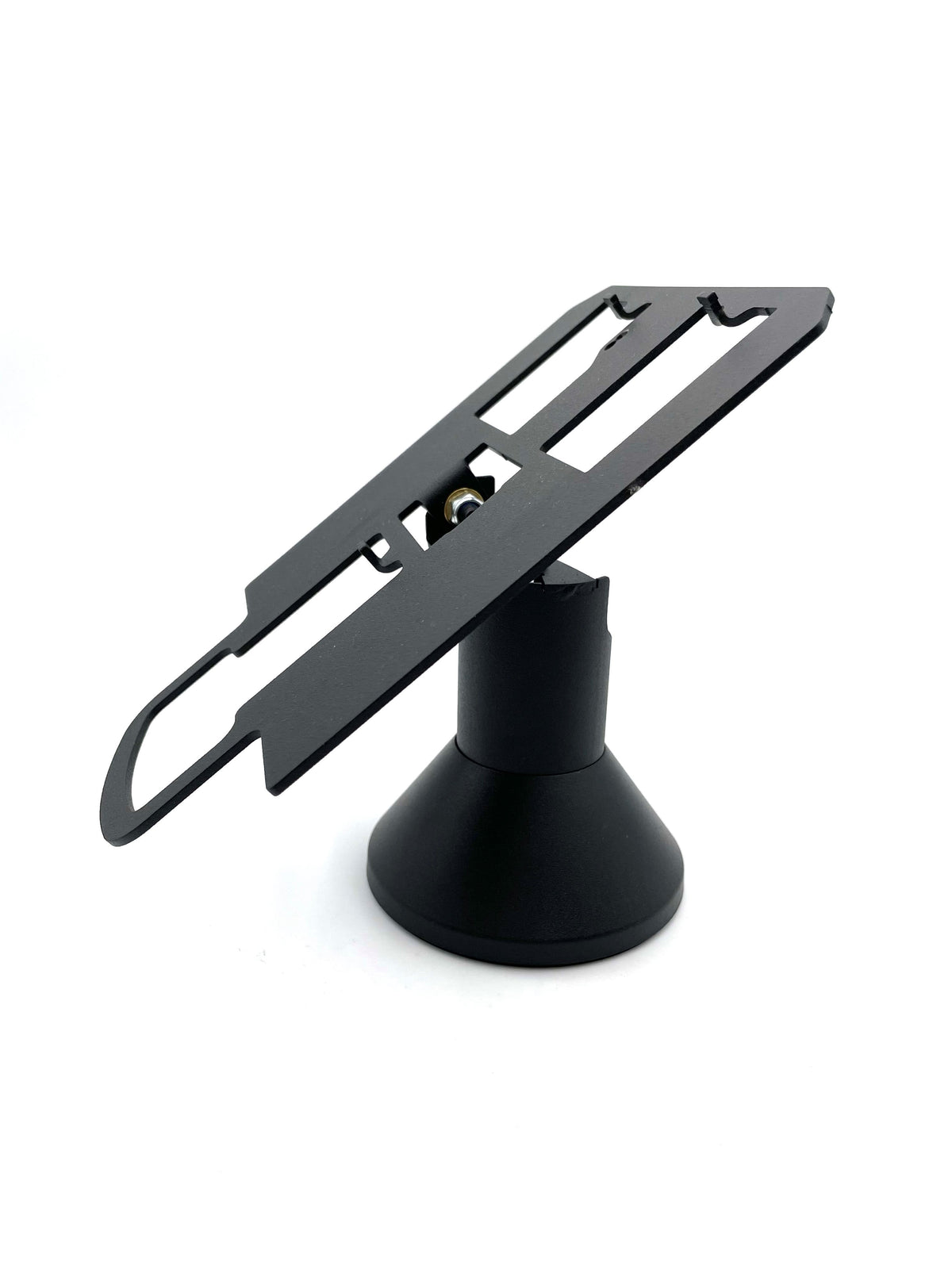 Verifone MX915/MX925/M400/M440 stand, freestanding low swivel with round plate (fits mx915/mx925), view 3