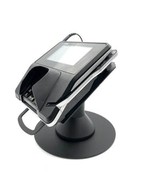 Verifone MX915/MX925/M400/M440 stand, freestanding low swivel with round plate (fits mx915/mx925), view 4