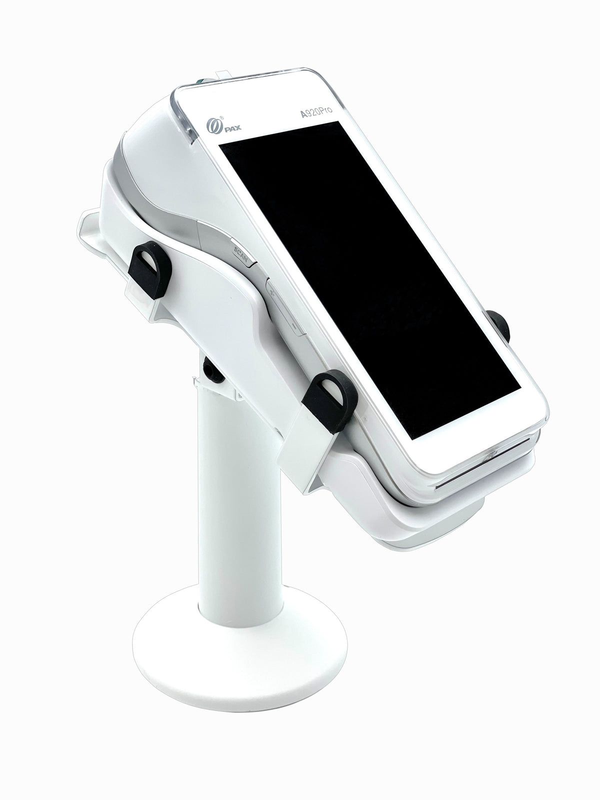 PAX A920/A920 Pro stand, swivel & tilt for terminal + charging base, view 3