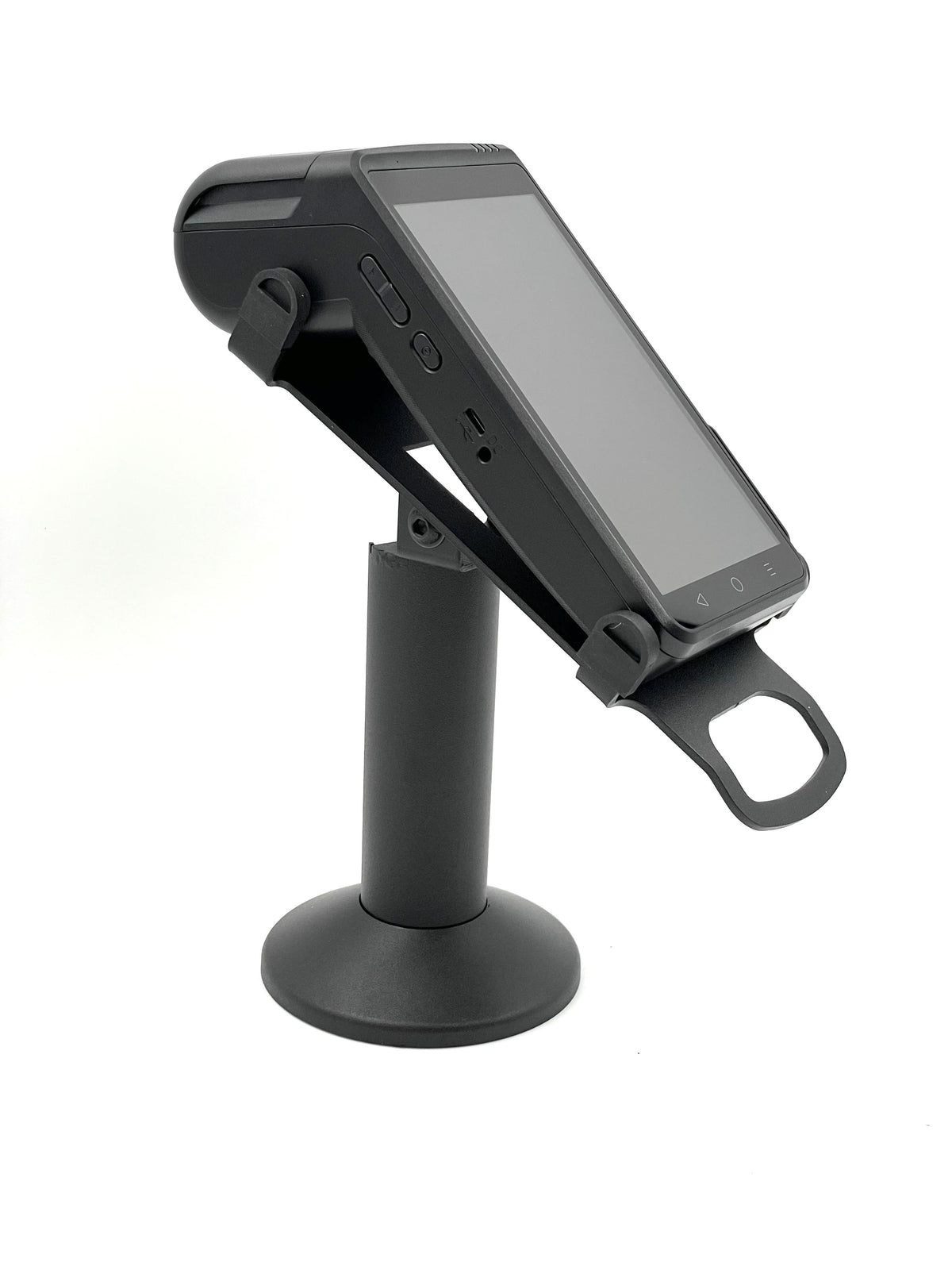 Dejavoo QD2, QD4, & QD5 stand, swivel & tilt, view 2