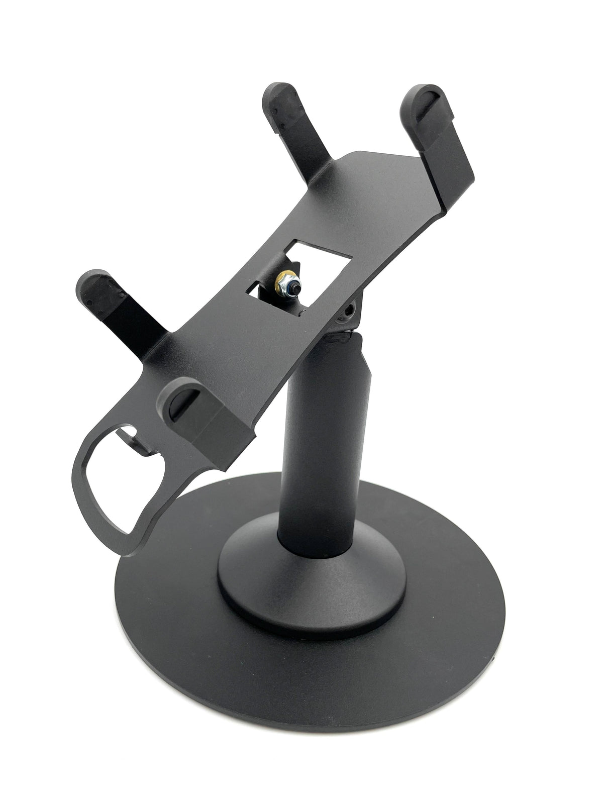 Verifone Vx520 stand, freestanding swivel & tilt with round plate, view 2