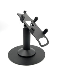 Verifone Vx820 stand, freestanding swivel & tilt metal with round plate