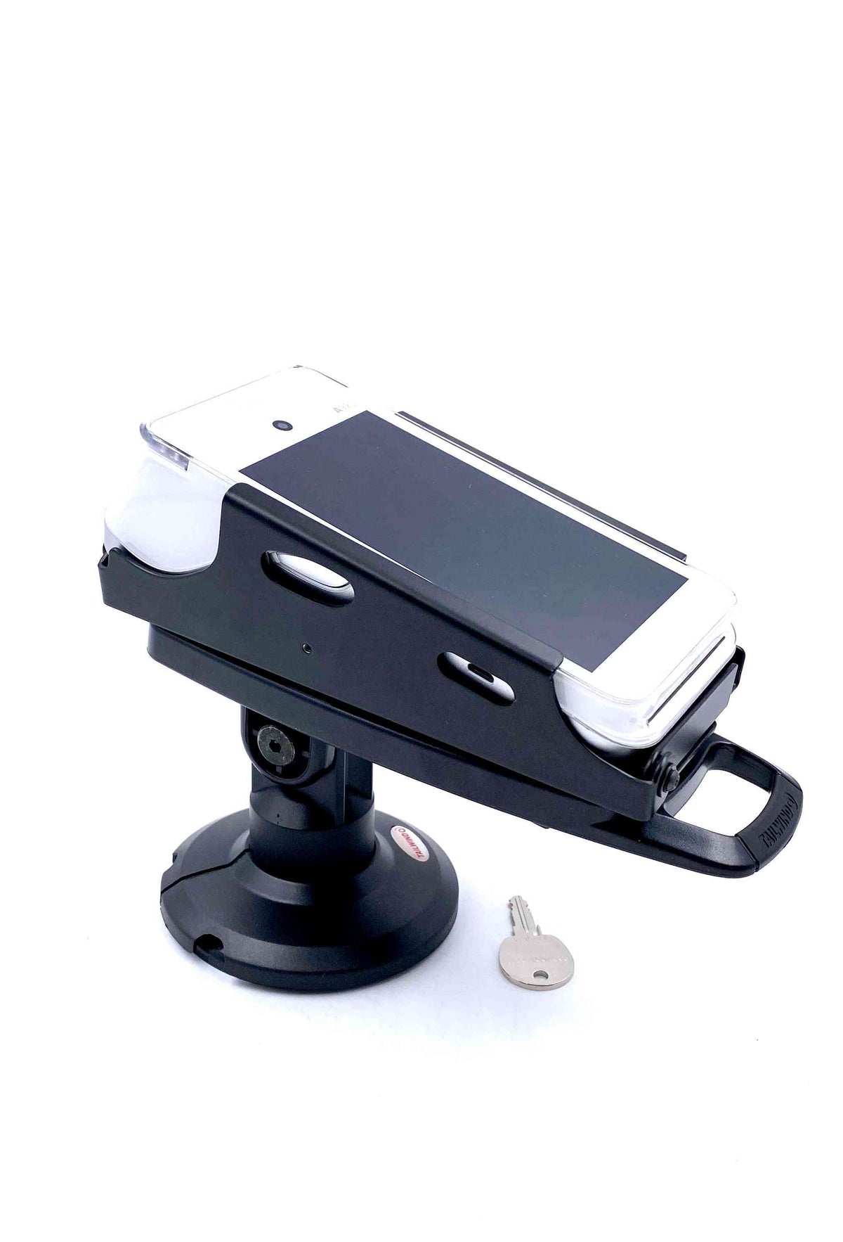 PAX A920/A920 Pro stand, havis 3" key locking compact pole mount with metal plate (fits a920), view 4