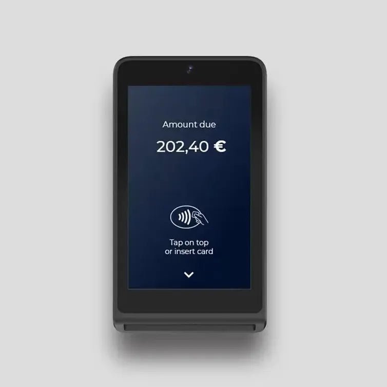 Castles S1 MINI2 compact Android 13 mobile POS payment terminal, front view
