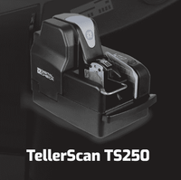 Digital Check TellerScan TS250 | 55 DPM Check Scanner with Inkjet Endorser - All-Star Terminals
