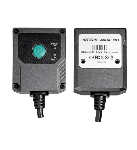 ID TECH 2D Scan FX200 Fixed-Mount QR & Barcode Scanner - All-Star Terminals