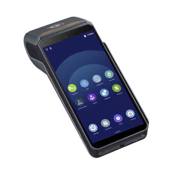 Wireless handheld payment device with touchscreen display