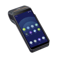 Wireless handheld payment device with touchscreen display