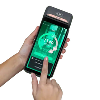 Mobile POS device with digital screen for payment processing