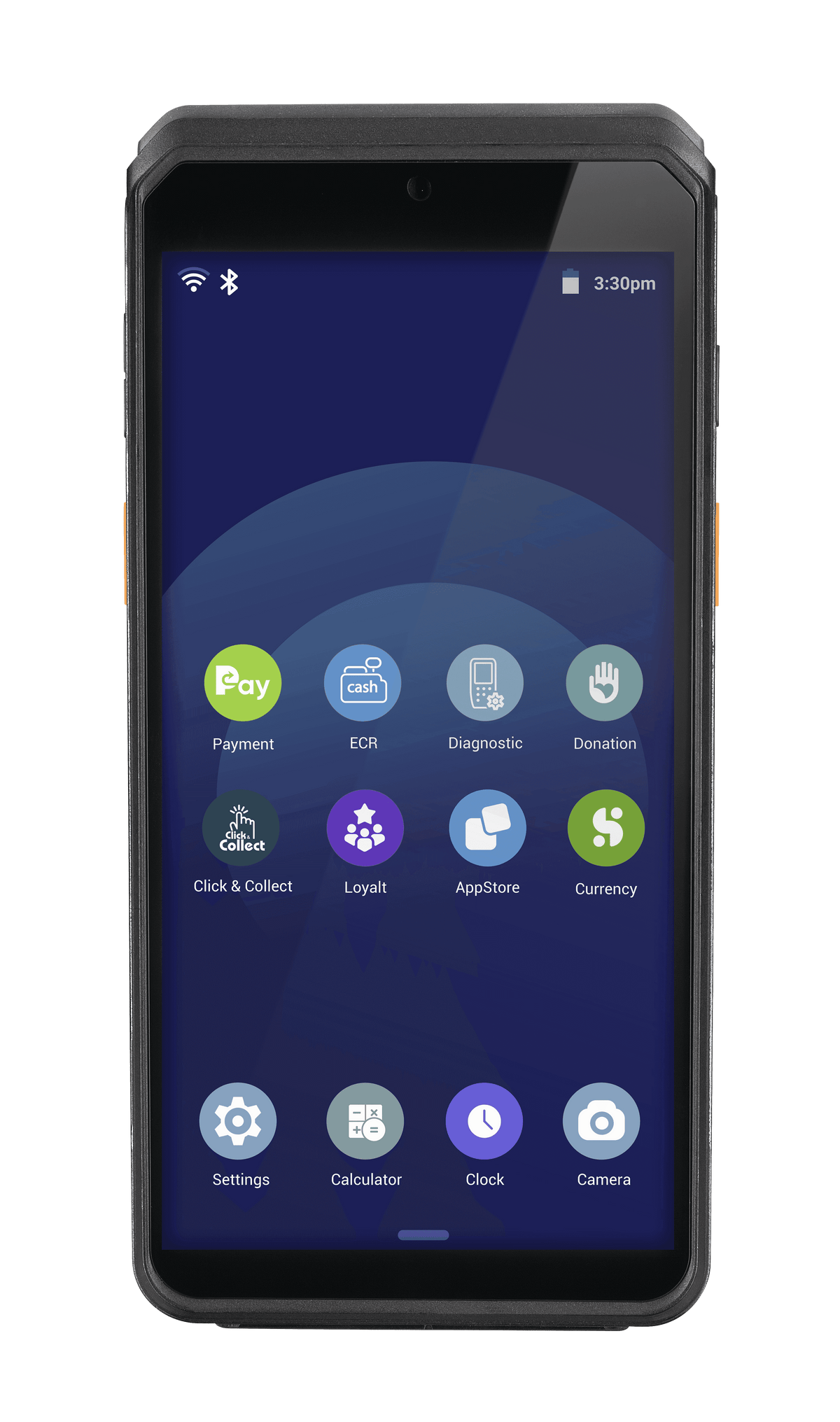 Android handheld device with touchscreen for retail POS