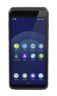 Android handheld device with touchscreen for retail POS