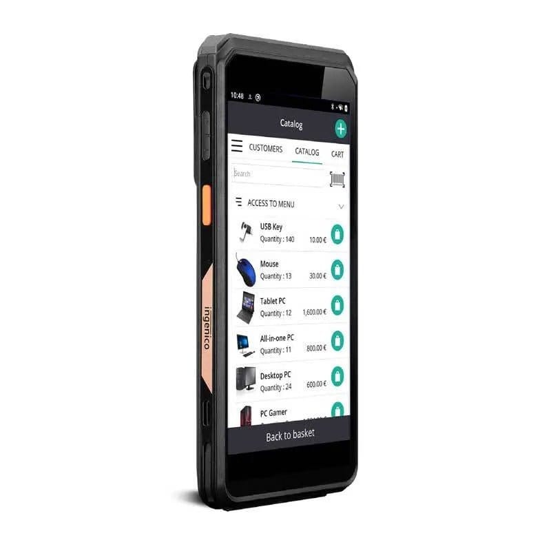 Rugged handheld PDA with barcode scanner for inventory management