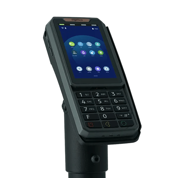 Ingenico Axium RX5000 POS terminal with touchscreen display and keypad