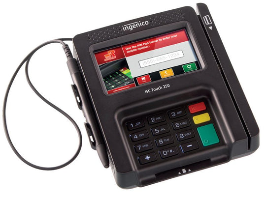 Ingenico ISC Touch 250 EMV NFC Terminal (NEW) - All - Star Terminals