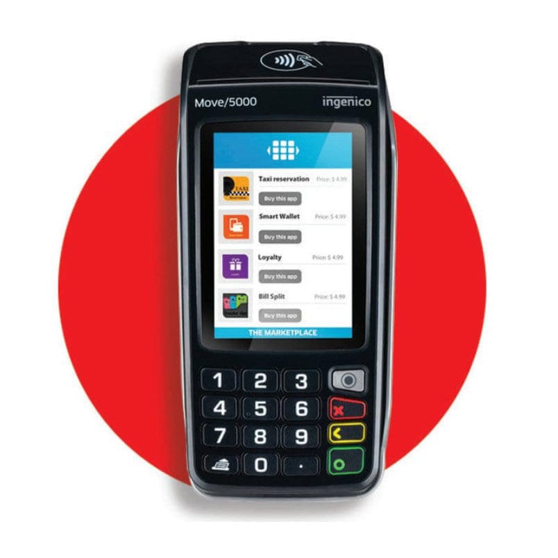 Ingenico Move 5000 4G/LTE, Camera, WIFI & Bluetooth