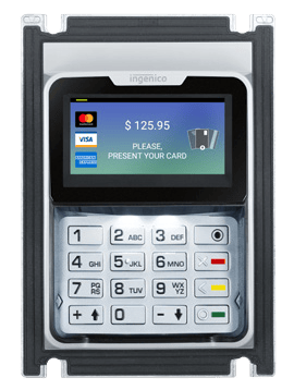 Ingenico Self/8000 Artema-compatible form factor unattended PIN pad for kiosk retrofit