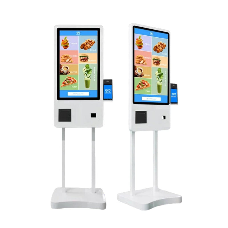 Kayana self-service kiosk with colorful menu display for quick ordering