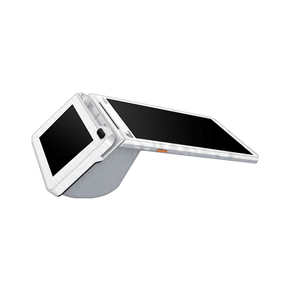PAX E600 Mini compact mobile POS device with touchscreen and card reader