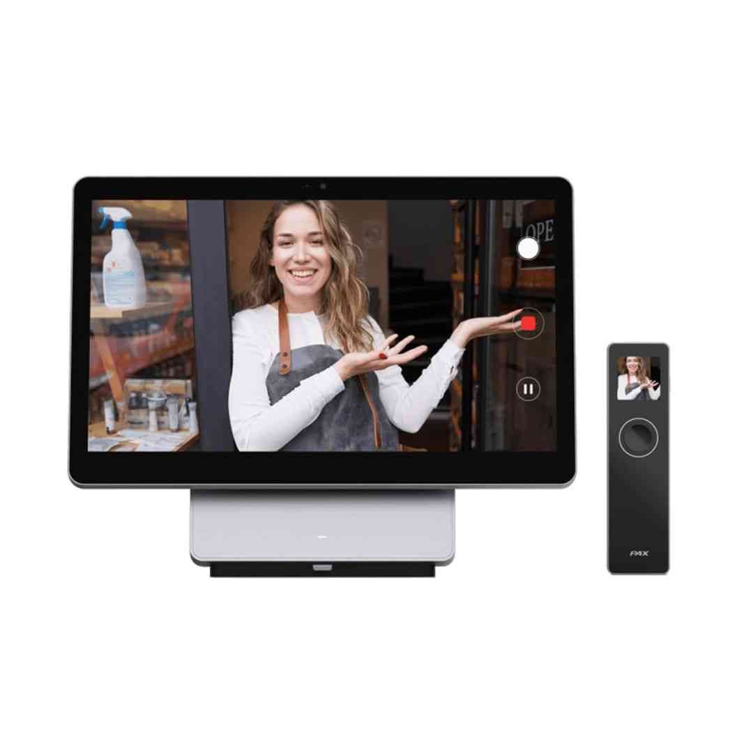 PAX barcode scanner connected to POS system for retail