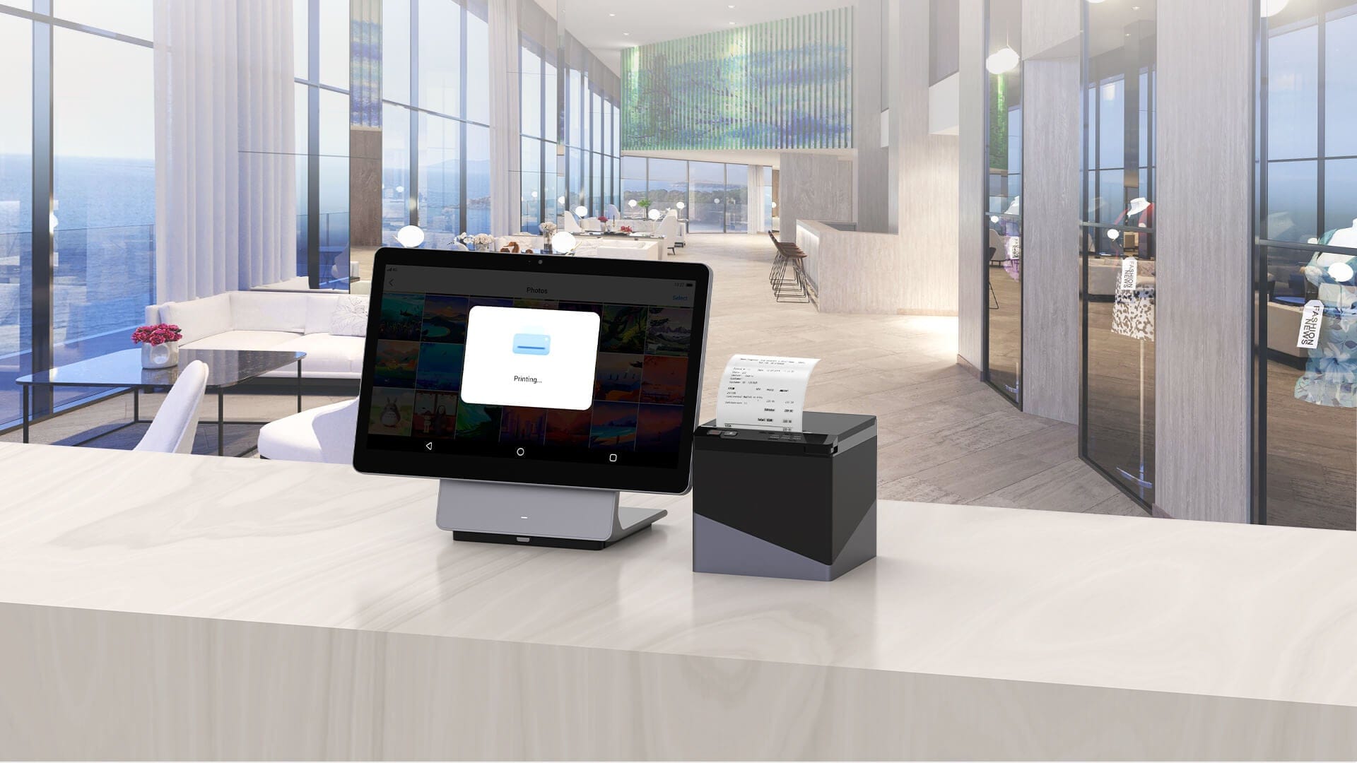 PAX ELYS Full POS Bundle — L1400 Workstation + A3700 Tablet + T3180 Printer + Cash Drawer - All - Star Terminals
