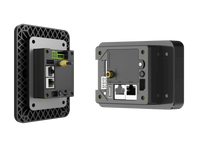 PAX IM25 contactless self-service payment terminal, angled view