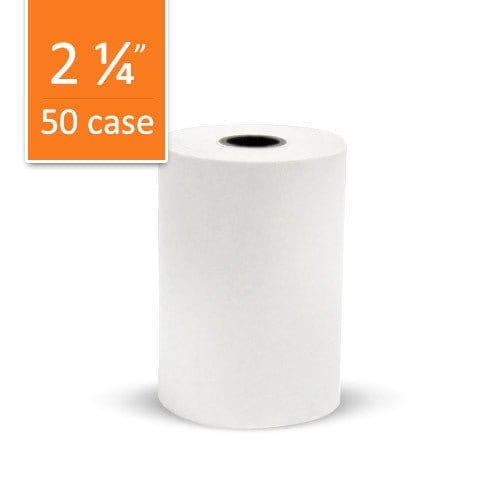 Bulk case of thermal paper rolls
