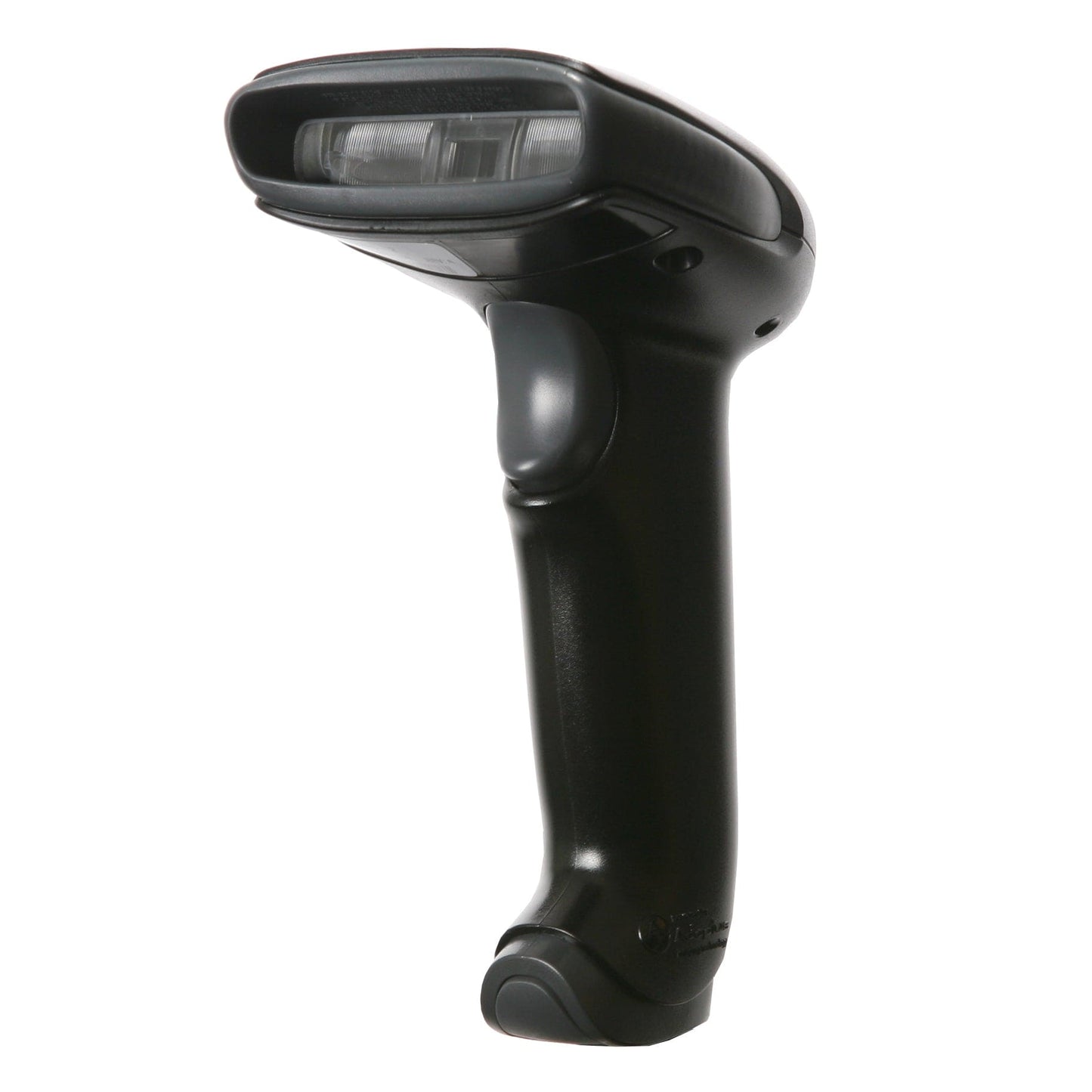 Barcode scanner side view