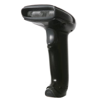 Barcode scanner side view