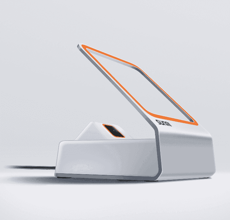SUNMI Blink2 QR barcode scanner with illuminated stand for retail