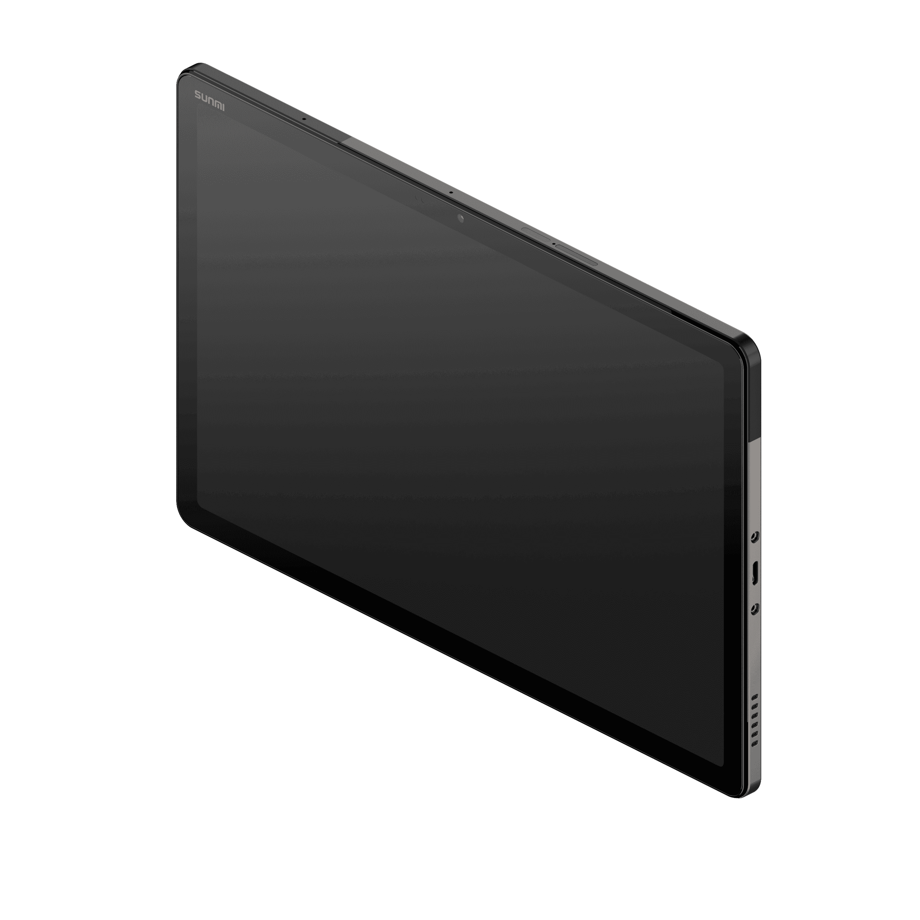 SUNMI CPad 11 tablet with sleek black design and touchscreen