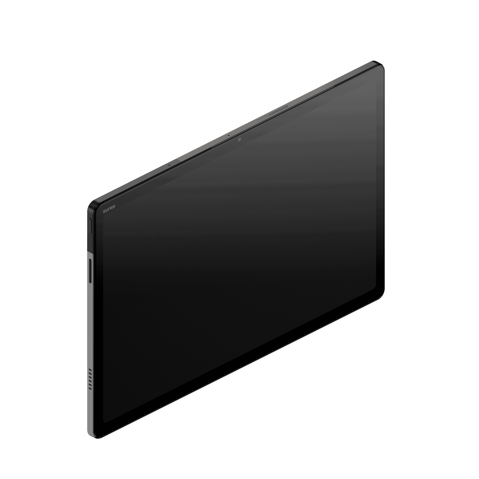 Rear view of SUNMI CPad 14 tablet showing camera and branding