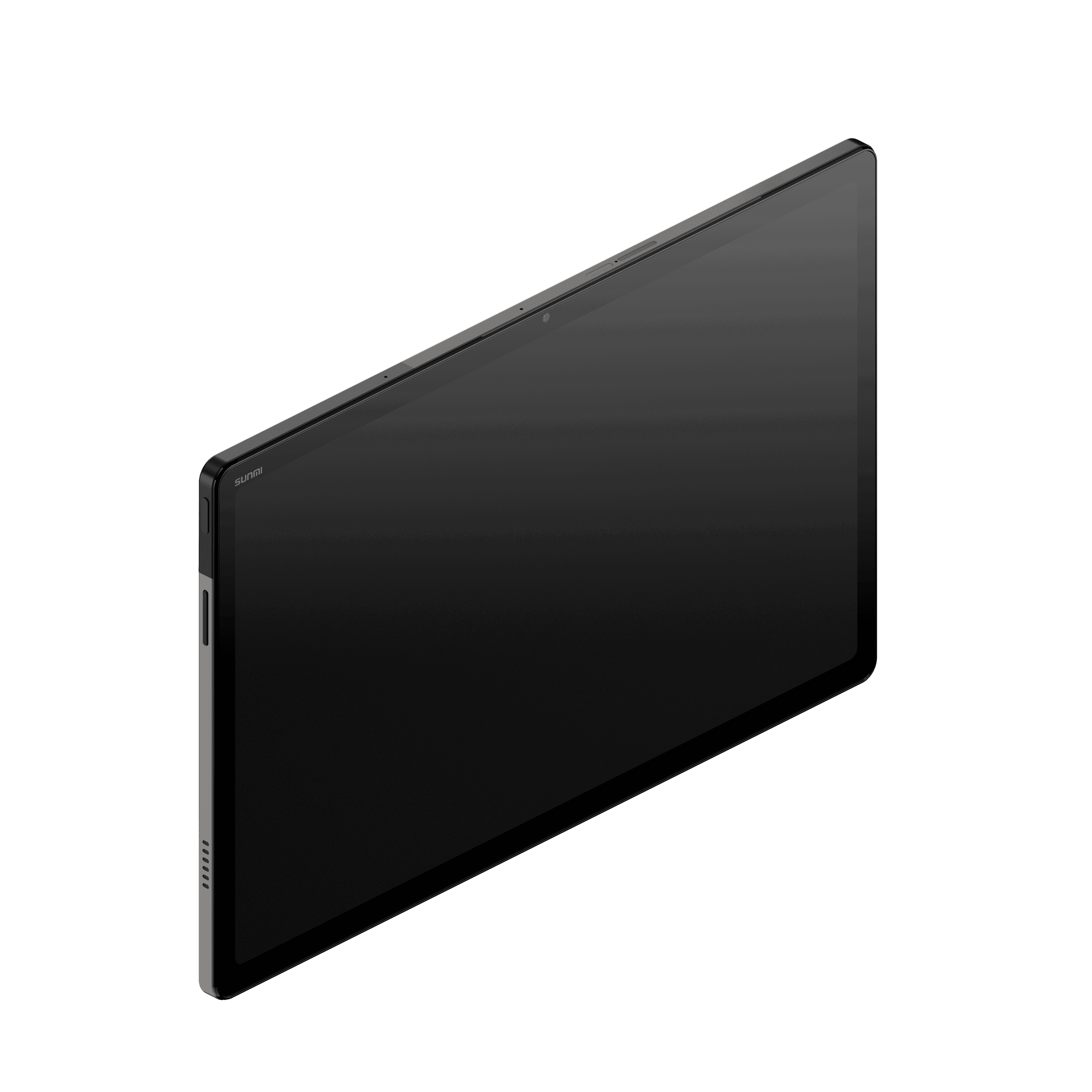 Rear view of SUNMI CPad 14 tablet showing camera and branding