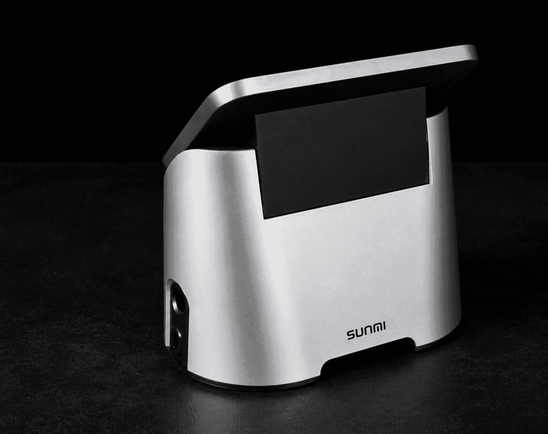 SUNMI CPad Multi - Function Pivoting Base | Horizontal Installation, LAN, USB, RJ12, POS Dock with US Adapter - All - Star Terminals