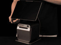 SUNMI CPad all-in-one POS stand with touchscreen device and printing base
