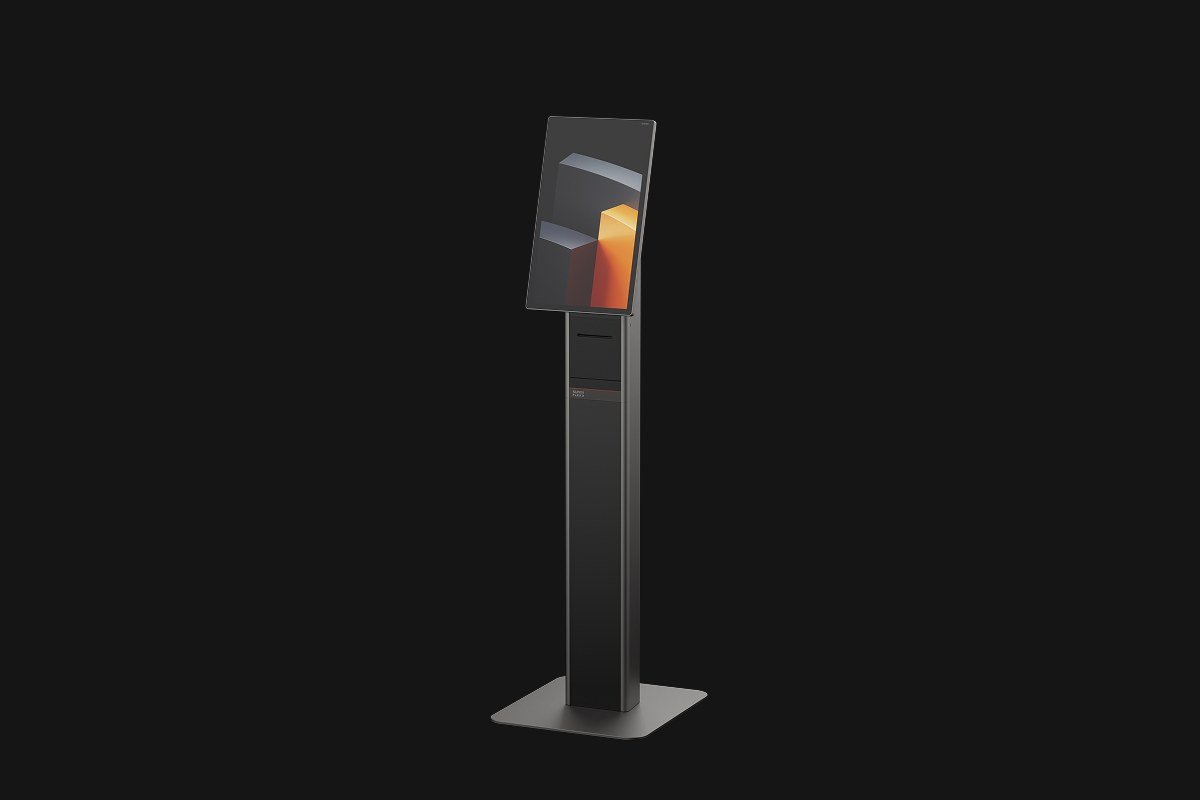 SUNMI FLEX 3 Restaurant Floor Stand with Printer - Allstar Terminals