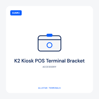 SUNMI K2 Kiosk POS Terminal Bracket | Fits PAX, Ingenico, Verifone, SUNMI - Allstar Terminals