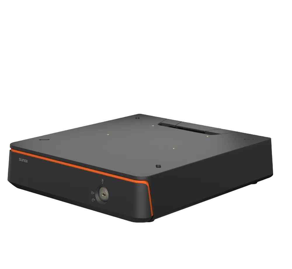 SUNMI Mini Cash Drawer – RJ12 ABS 4-Bill 3-Coin POS Register - All-Star Terminals