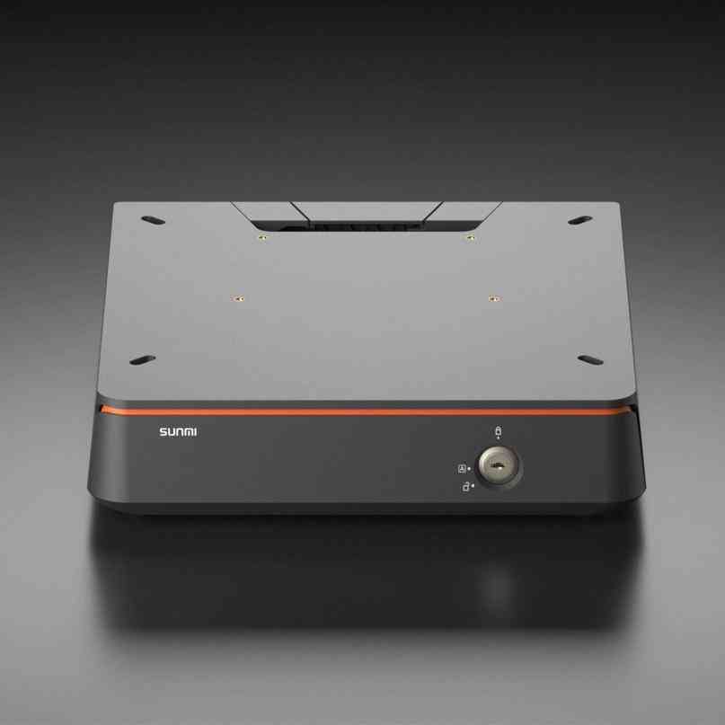 SUNMI Mini Cash Drawer – RJ12 ABS 4-Bill 3-Coin POS Register - All-Star Terminals