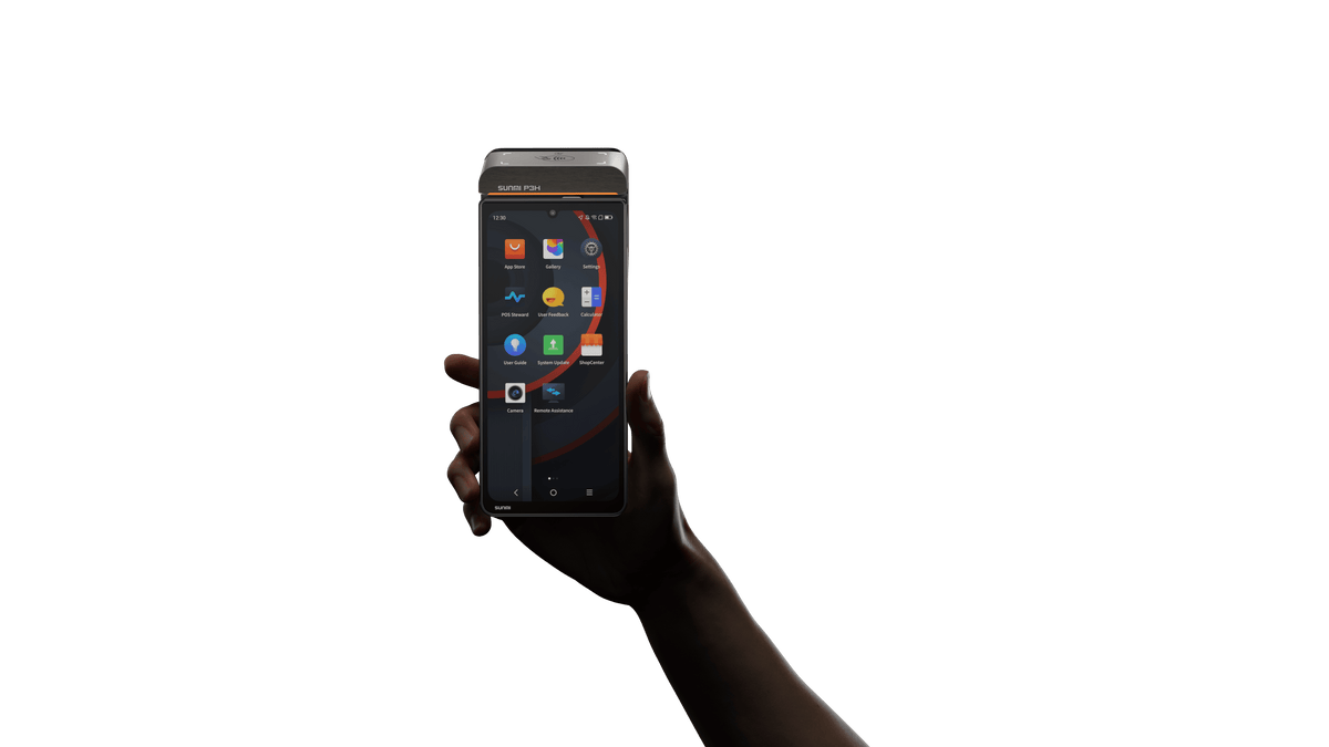 SUNMI P3H Android Smart Payment Terminal | 6.75", 4G, eSIM, 58mm Printer - Allstar Terminals