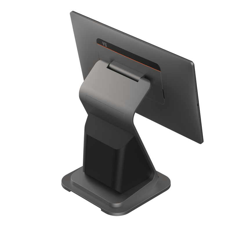Side view of SUNMI T3 80MM POS terminal displaying slim profile and build quality