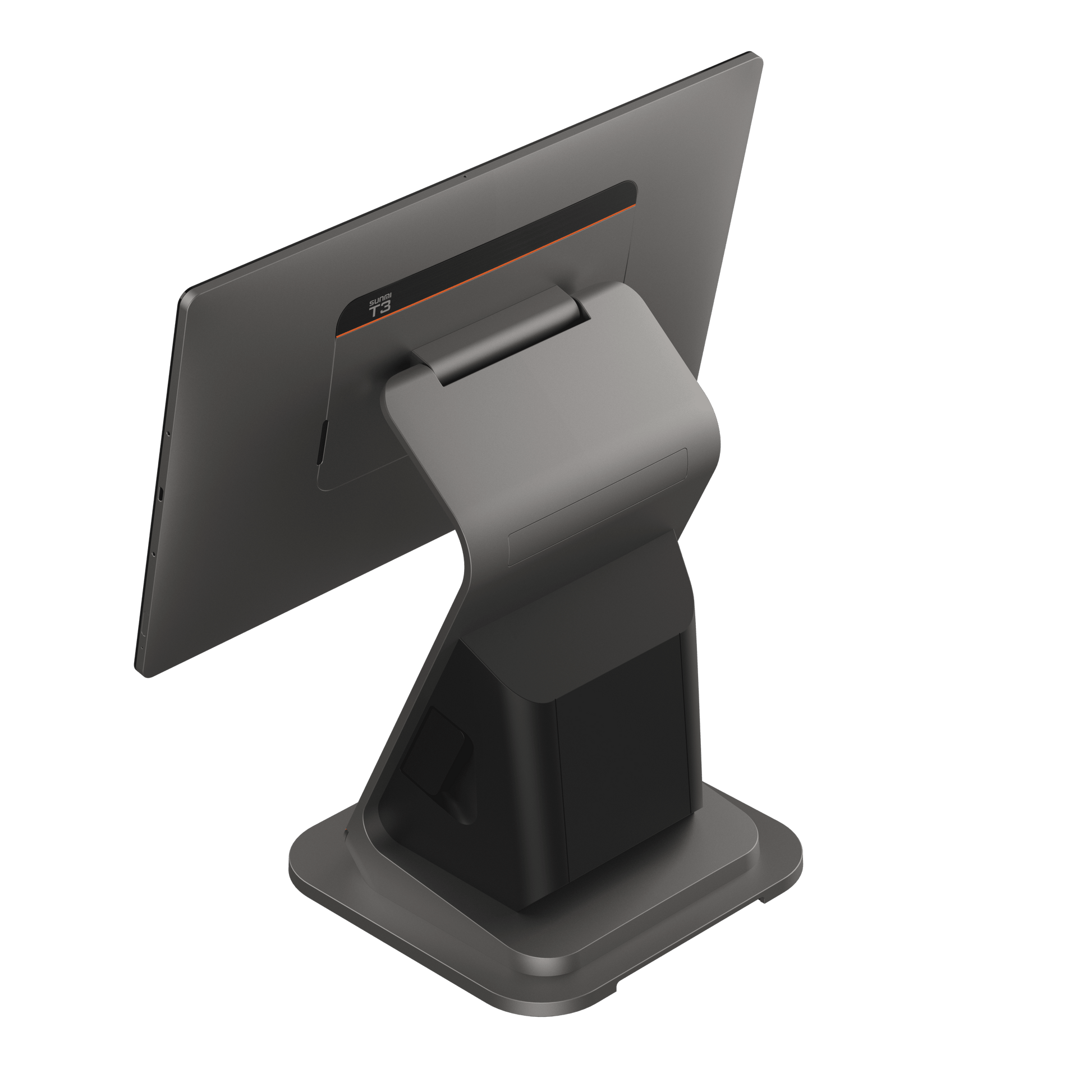 Close-up of SUNMI T3 80MM POS terminal with focus on screen and printer area