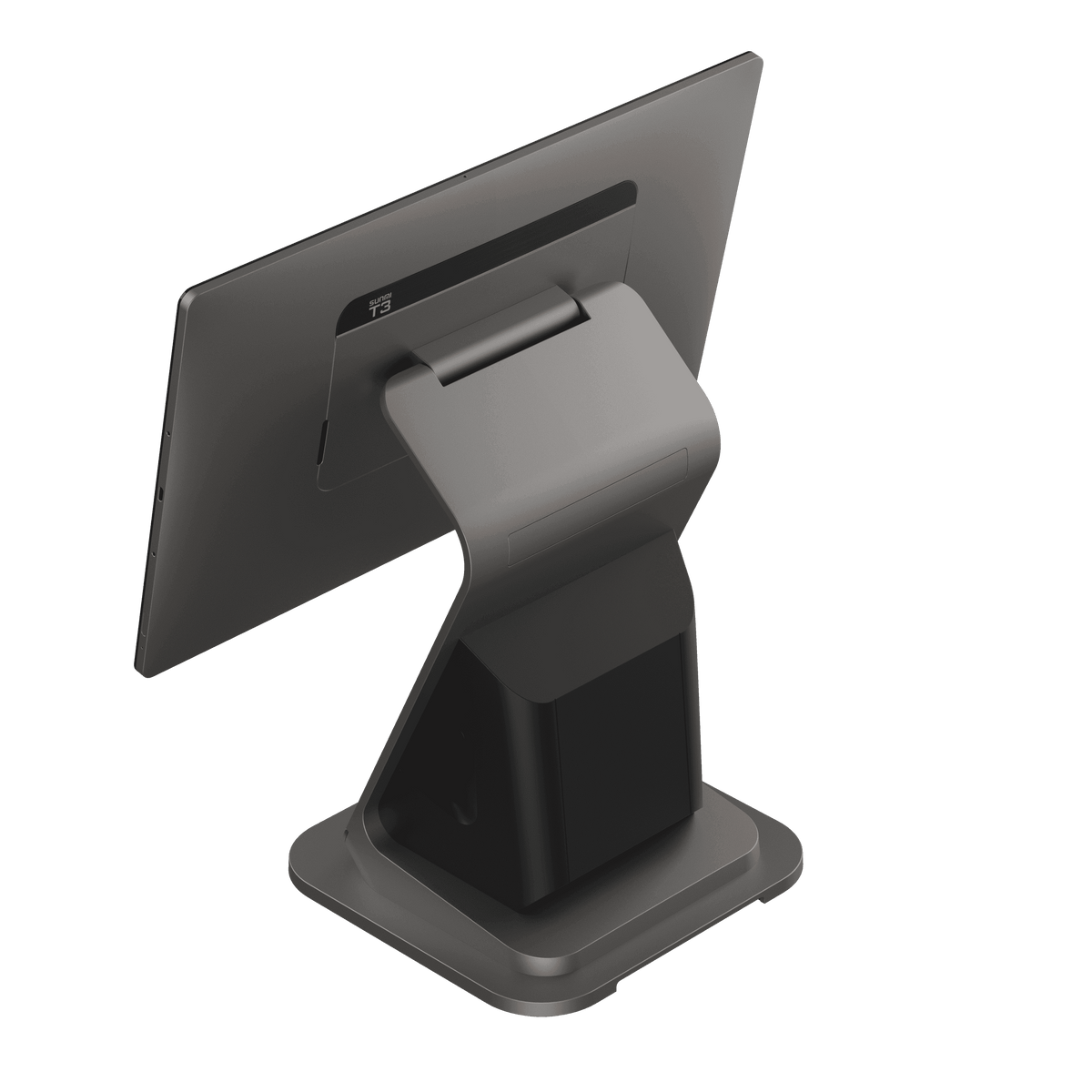 SUNMI T3 80MM POS terminal on retail counter with stand