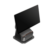 SUNMI T3 PRO MAX POS terminal with stand, showing modern design and 15.6 inch display for retail and business use