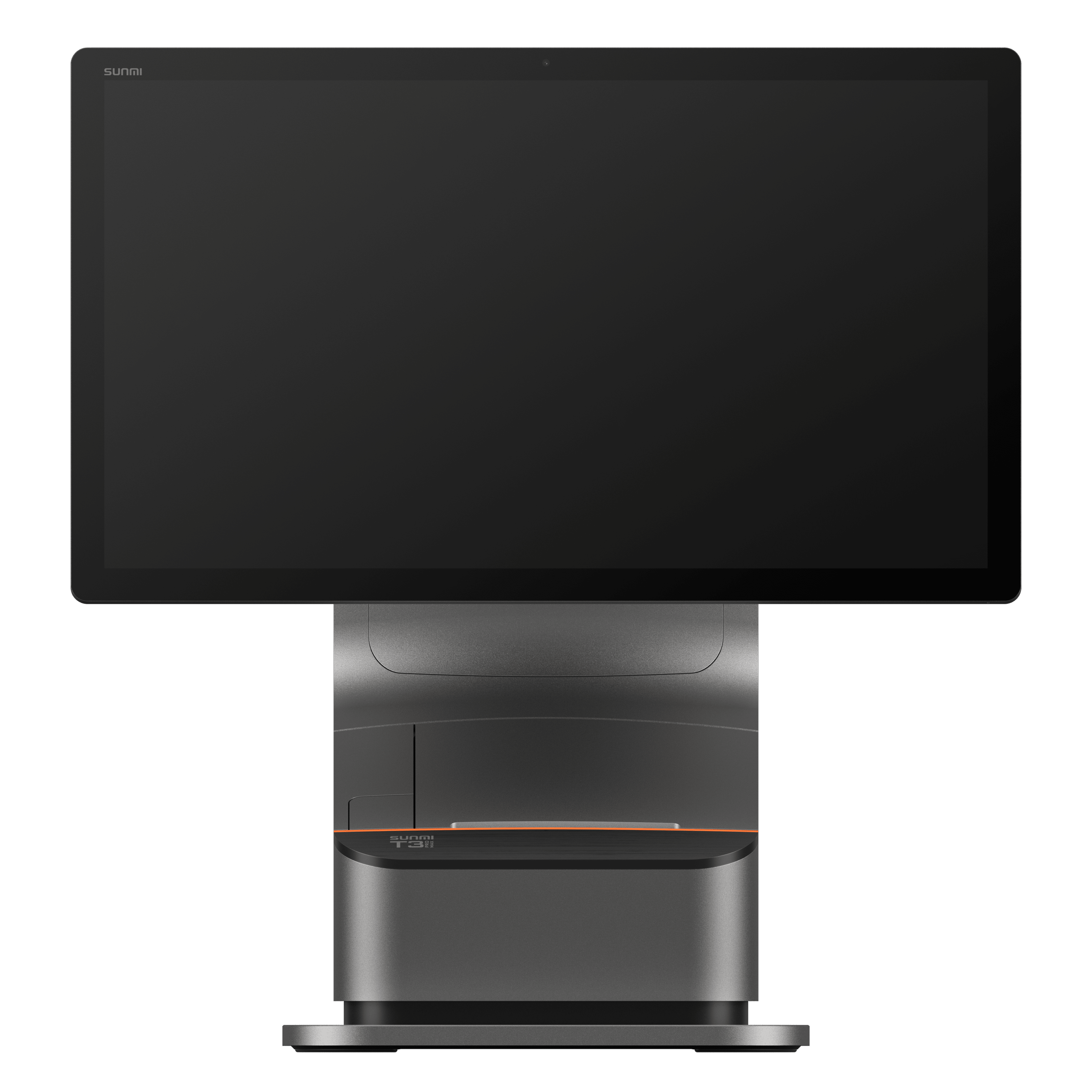 Rear view of SUNMI T3 PRO MAX with large display and sleek design for retail and business use