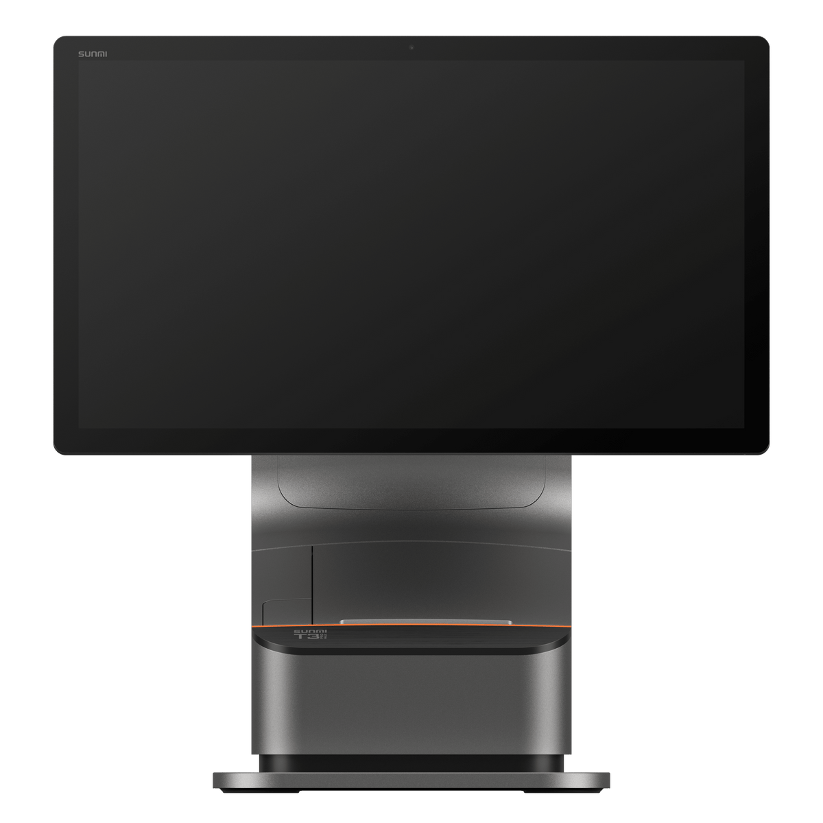 Rear view of SUNMI T3 PRO MAX with large display and sleek design for retail and business use